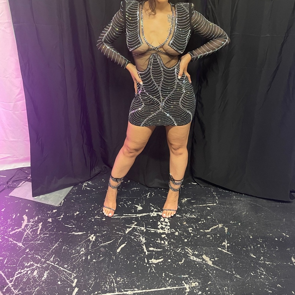 Black formal dress